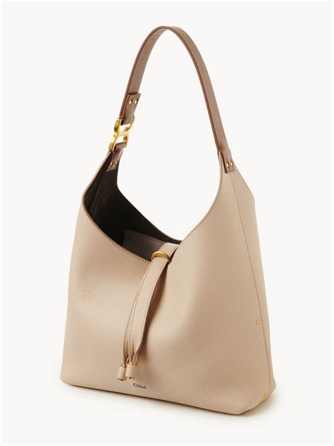 Marcie hobo bag in grained leather 